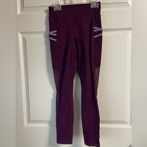 Fabletics Motion365 Plum Leggings